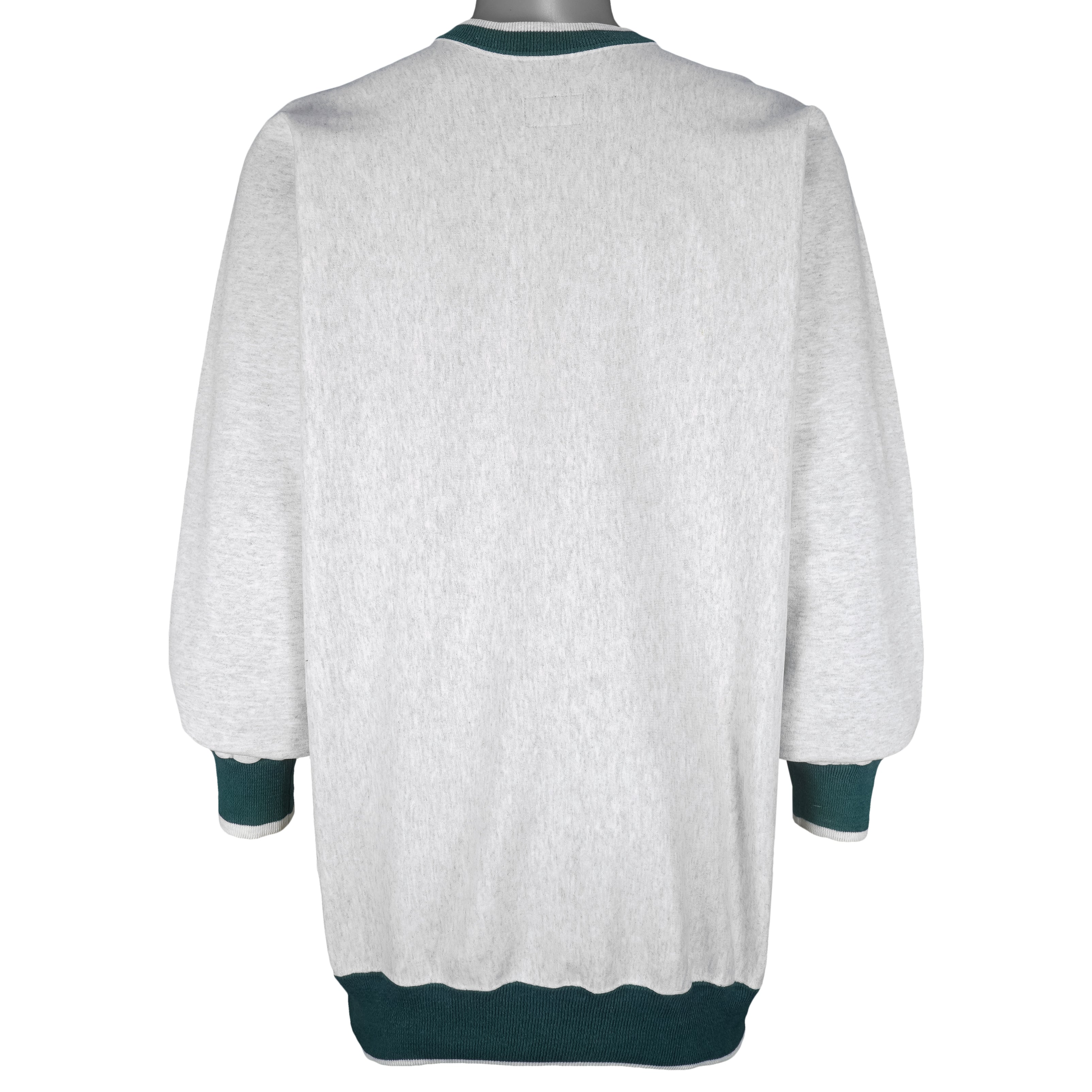 NFL (Legends) - Green Bay Packers Spell-Out Crew Neck Sweatshirt 1990s X-Large Vintage Retro Football