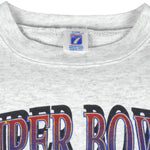 NFL (Logo 7) - Buffalo Bills Super Bowl Champions Crew Neck Sweatshirt 1991 Large Vintage Retro Football