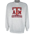 NCAA (Nutmeg) - Texas A&M Aggies Embroidered Crew Neck Sweatshirt 1990s X-Large Vintage Retro Football College