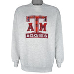 NCAA (Nutmeg) - Texas A&M Aggies Embroidered Crew Neck Sweatshirt 1990s X-Large Vintage Retro Football College