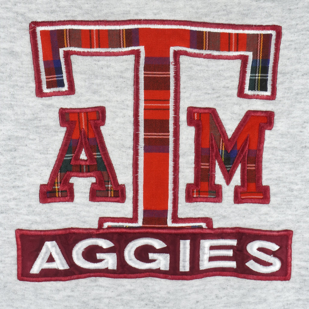 NCAA (Nutmeg) - Texas A&M Aggies Embroidered Crew Neck Sweatshirt 1990s X-Large Vintage Retro Football College