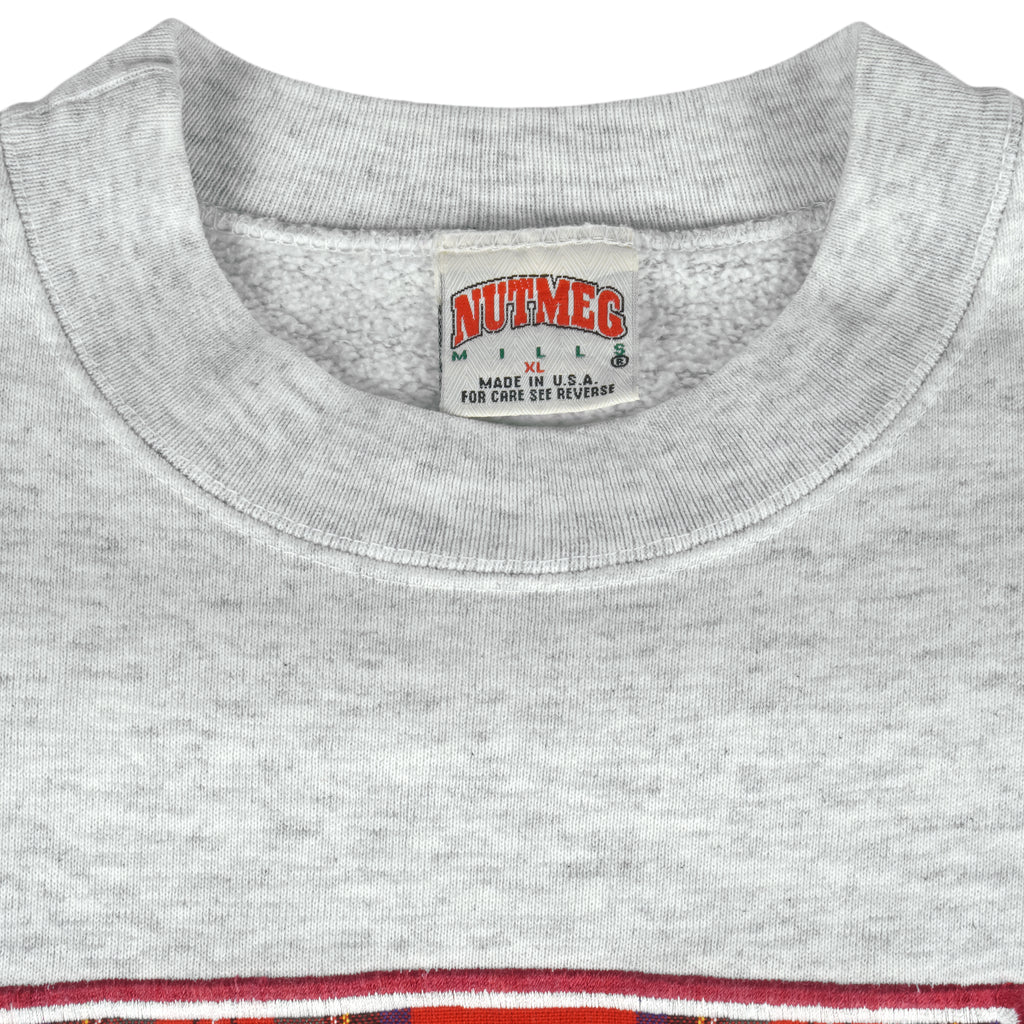 NCAA (Nutmeg) - Texas A&M Aggies Embroidered Crew Neck Sweatshirt 1990s X-Large Vintage Retro Football College