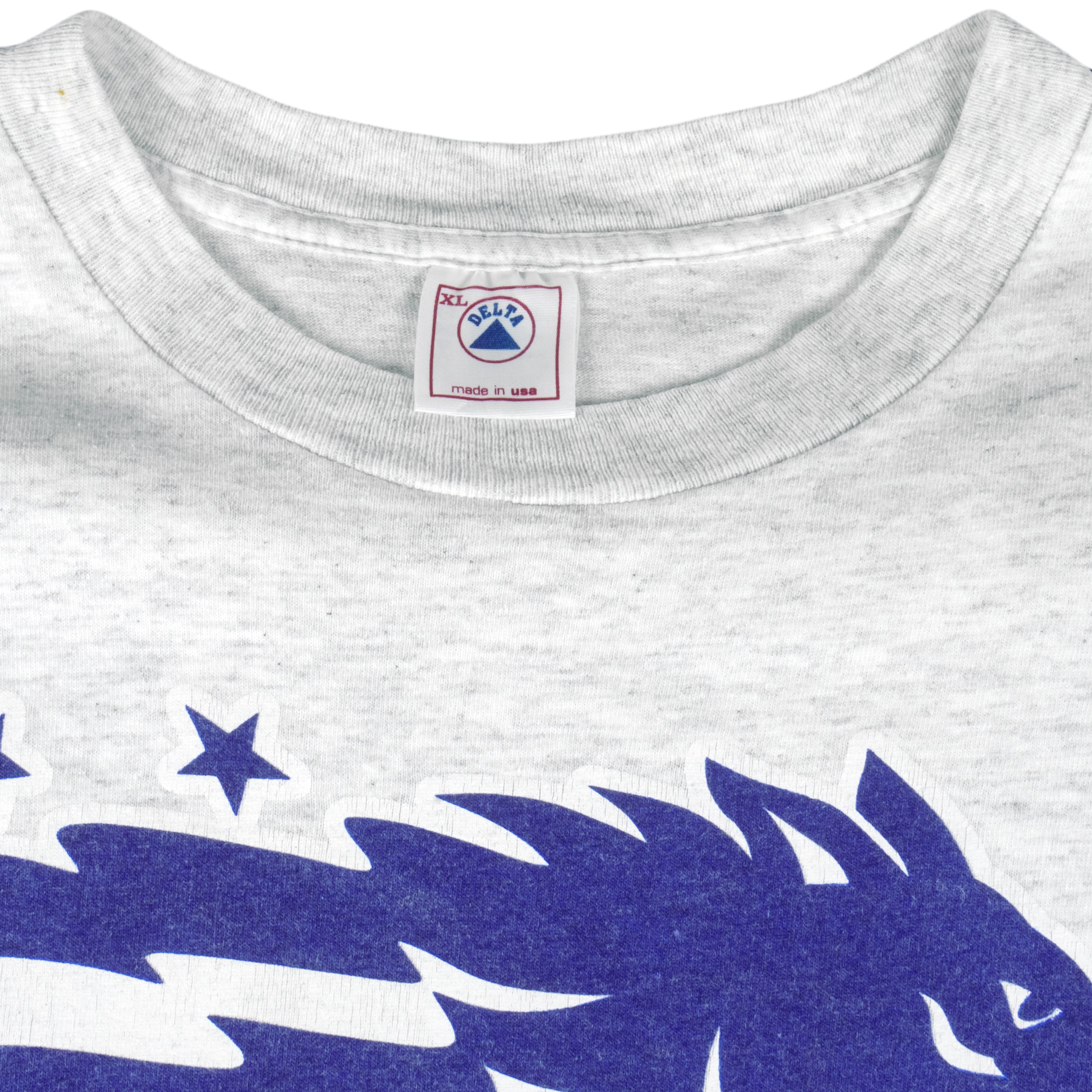 CFL (Delta) - Baltimore Colts CFL Single Stitch T-Shirt 1994 X-Large Vintage Retro Football