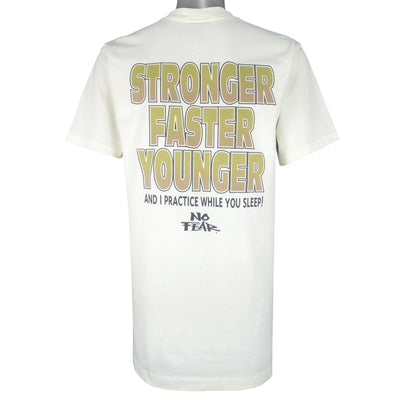 Vintage (No Fear) - Stronger Faster Younger T-Shirt 1990s Large