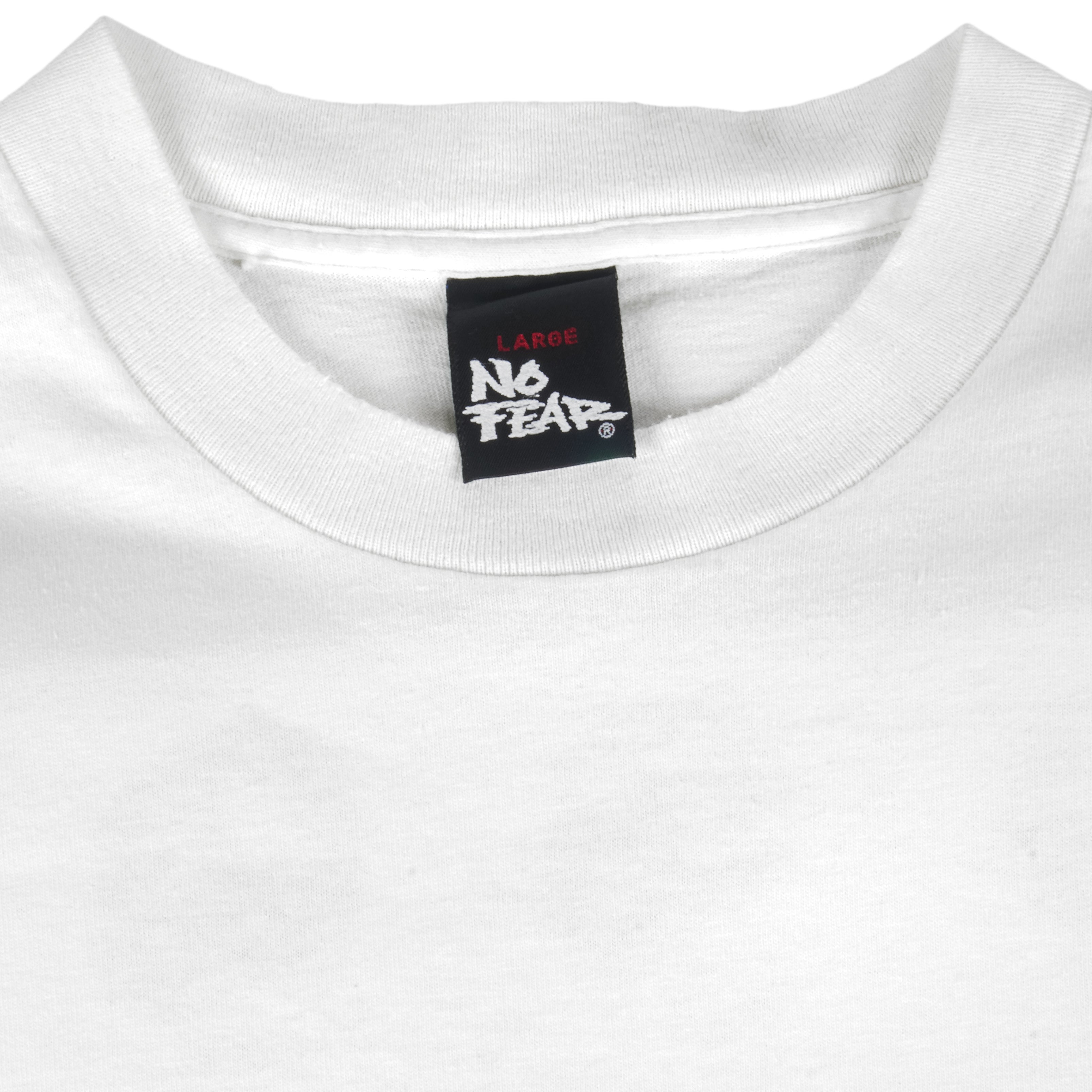 Vintage (No Fear) - Balls Too Bad There Are Only Two That Really Count  T-Shirt 1990s Large Vintage Retro