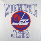 NHL - Winnipeg Jets Single Stitch T-Shirt 1990s Large Vintage Retro Hockey