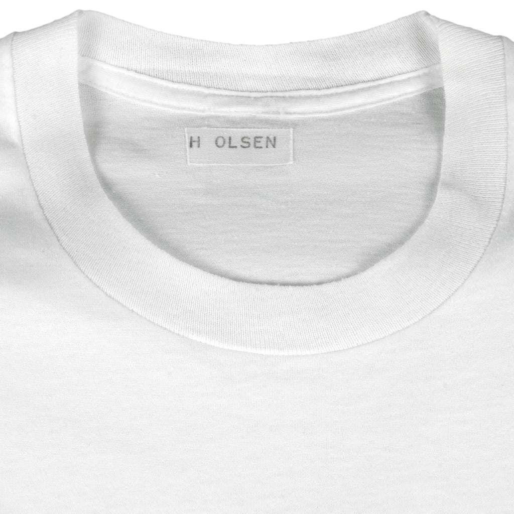 NHL - Winnipeg Jets Single Stitch T-Shirt 1990s Large Vintage Retro Hockey