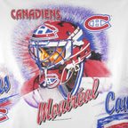 NHL (Bulletin Athletic) - Montreal Canadiens Spell-Out T-Shirt 1993 Large Vintage Retro Hockey