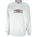 Umbro - Big Embroidered Logo Pullover Windbreaker 1990s X-Large Vintage Retro