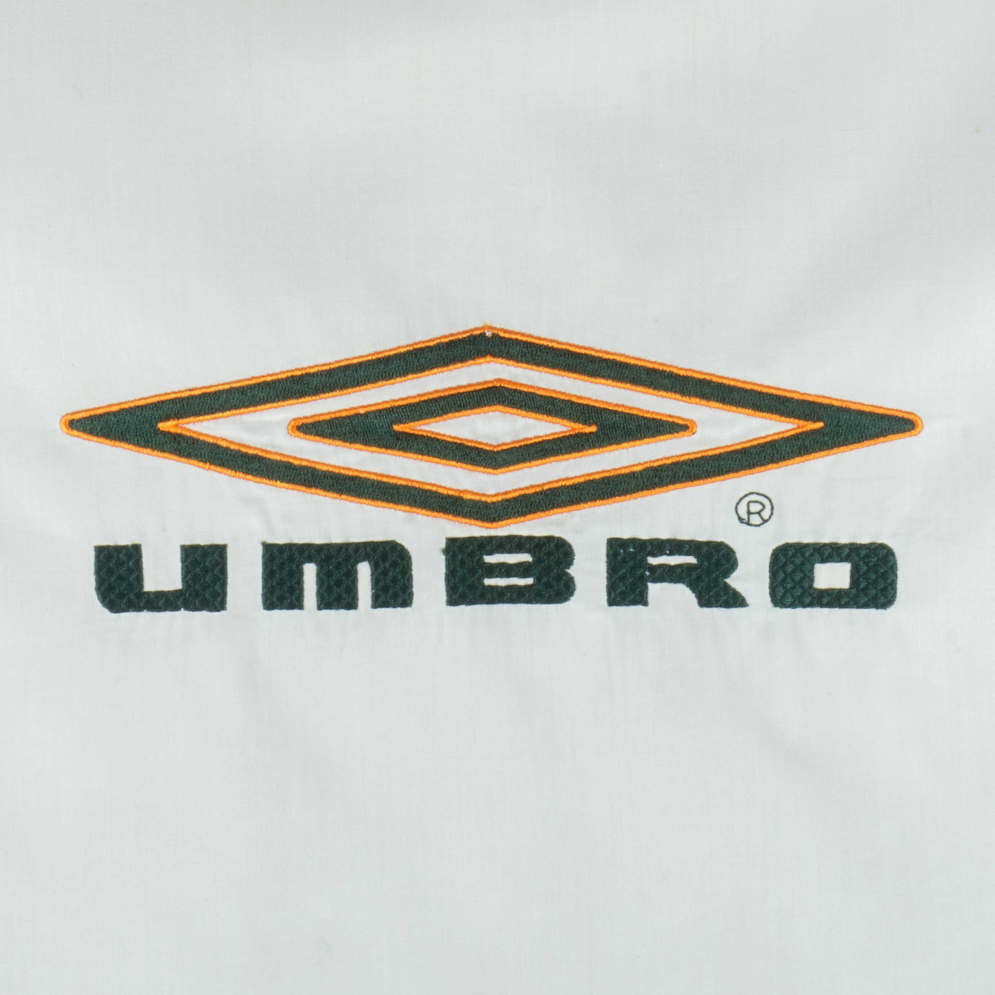 Umbro - Big Embroidered Logo Pullover Windbreaker 1990s X-Large Vintage Retro