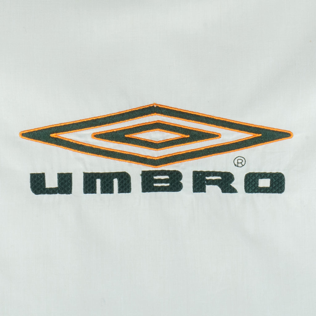 Umbro - Big Embroidered Logo Pullover Windbreaker 1990s X-Large Vintage Retro