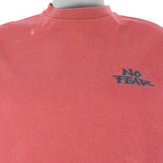 Vintage (No Fear) - It's Who Knows You Single Stitch T-Shirt 1990s Large Vintage Retro