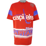 NHL (Salem) - Washington Capitals Red Fan Jersey T-Shirt 1994 X-Large vintage Retro Hockey