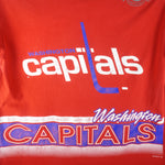 NHL (Salem) - Washington Capitals Red Fan Jersey T-Shirt 1994 X-Large vintage Retro Hockey