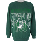 NCAA (Jostens) - Michigan State Spartans Crew Neck Sweatshirt 1990s XX-Large Vintage Retro