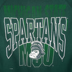 NCAA (Jostens) - Michigan State Spartans Crew Neck Sweatshirt 1990s XX-Large Vintage Retro