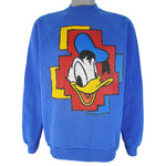Disney (Mickey Inc) - Donald Duck Crew Neck Sweatshirt 1990s X-Large