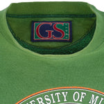 NCAA (GS) - Miami Hurricane Crew Neck Sweatshirt 1990s Large Vintage Retro