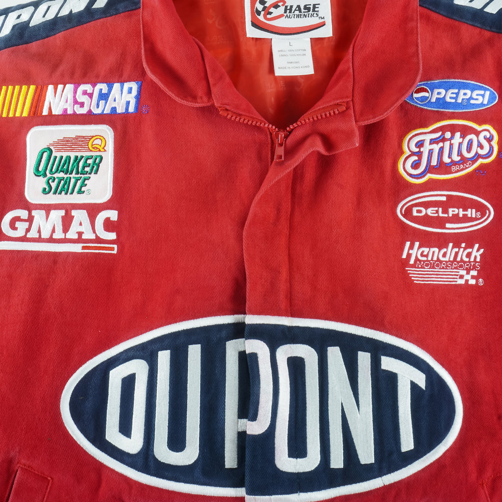NASCAR (Chase) - DuPont Automotive Finishes Racing Jacket 1990s Large Vintage Retro