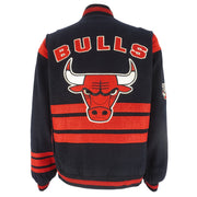 NBA (Nutmeg) - Chicago Bulls Embroidered Jacket 1990s Large Vintage Retro Basketball