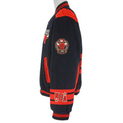 NBA (Nutmeg) - Chicago Bulls Embroidered Jacket 1990s Large Vintage Retro Basketball