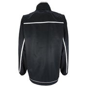 Champion - Black Embroidered Windbreaker 1990s Large Vintage Retro