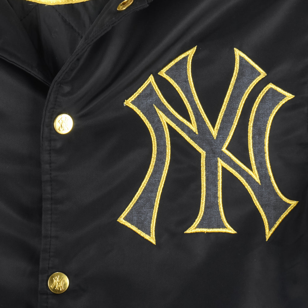 MLB (Cooperstown Collection) - New York Yankees Long Jacket 2000s X-Small Vintage Retro Baseball
