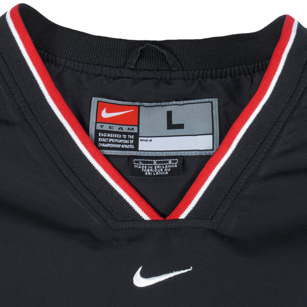 Nike - Team Canada Hockey Embroidered Pullover Windbreaker 1990s Large Vintage Retro Hockey