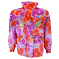 Asics - Floral Patterned Ski Jacket 1990s Medium Vintage Retro