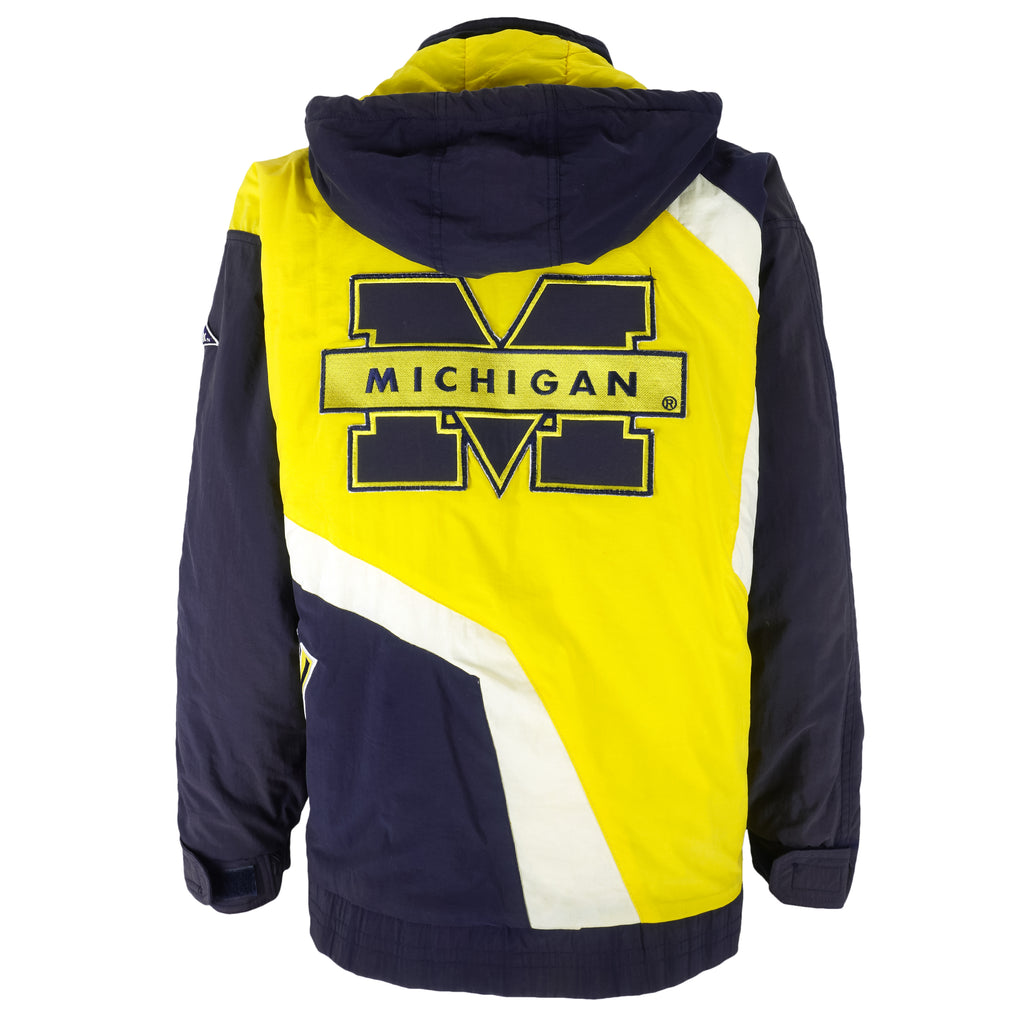 NCAA (Apex One) - Michigan Wolverines Jacket 1990s Medium Vintage Retro Football College