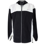 Nike - B&W Hooded Jacket 1990s X-Large Vintage Retro