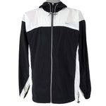 Nike - B&W Hooded Jacket 1990s X-Large Vintage Retro
