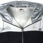 Nike - B&W Hooded Jacket 1990s X-Large Vintage Retro