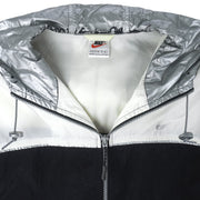 Nike - B&W Hooded Jacket 1990s X-Large Vintage Retro
