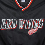 NHL (Logo Athletic) - Detroit Red Wings Pullover Windbreaker 1990s Large Vintage Retro Hockey