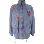 NFL (Campri) - Chicago Bears Embroidered Jacket 1990s Large Vintage Retro Football