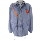 NFL (Campri) - Chicago Bears Embroidered Jacket 1990s Large Vintage Retro Football