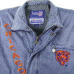 NFL (Campri) - Chicago Bears Embroidered Jacket 1990s Large Vintage Retro Football