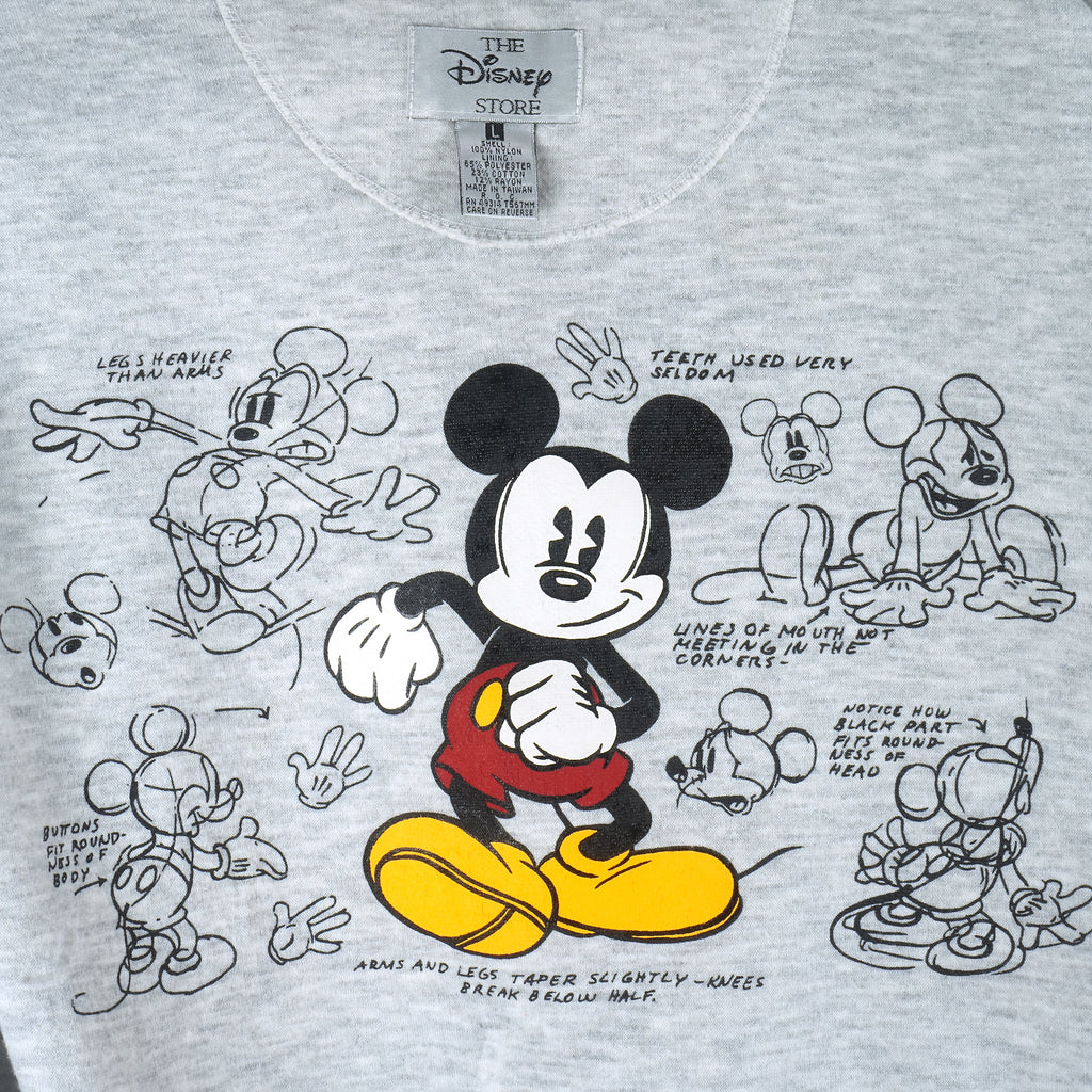 Disney - Mickey Mouse Embroidered Jacket 2000s Large Vintage Retro
