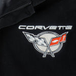 NASCAR (Racing Champions) - Chevrolet Corvette Embroidered Denim Jacket 1990s Large Vintage Retro