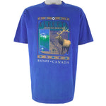 Vintage (Wilson Sport) - Alberta Canadian Rockies Banff Canada T-Shirt 1990s Large Vintage Retro