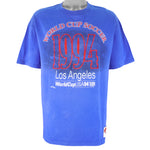 Vintage (Nutmeg) - World Cup Soccer Los Angeles USA T-Shirt 1994 Large Vintage Retro