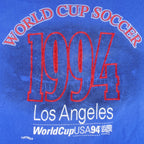 Vintage (Nutmeg) - World Cup Soccer Los Angeles USA T-Shirt 1994 Large Vintage Retro