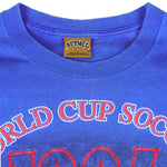 Vintage (Nutmeg) - World Cup Soccer Los Angeles USA T-Shirt 1994 Large Vintage Retro