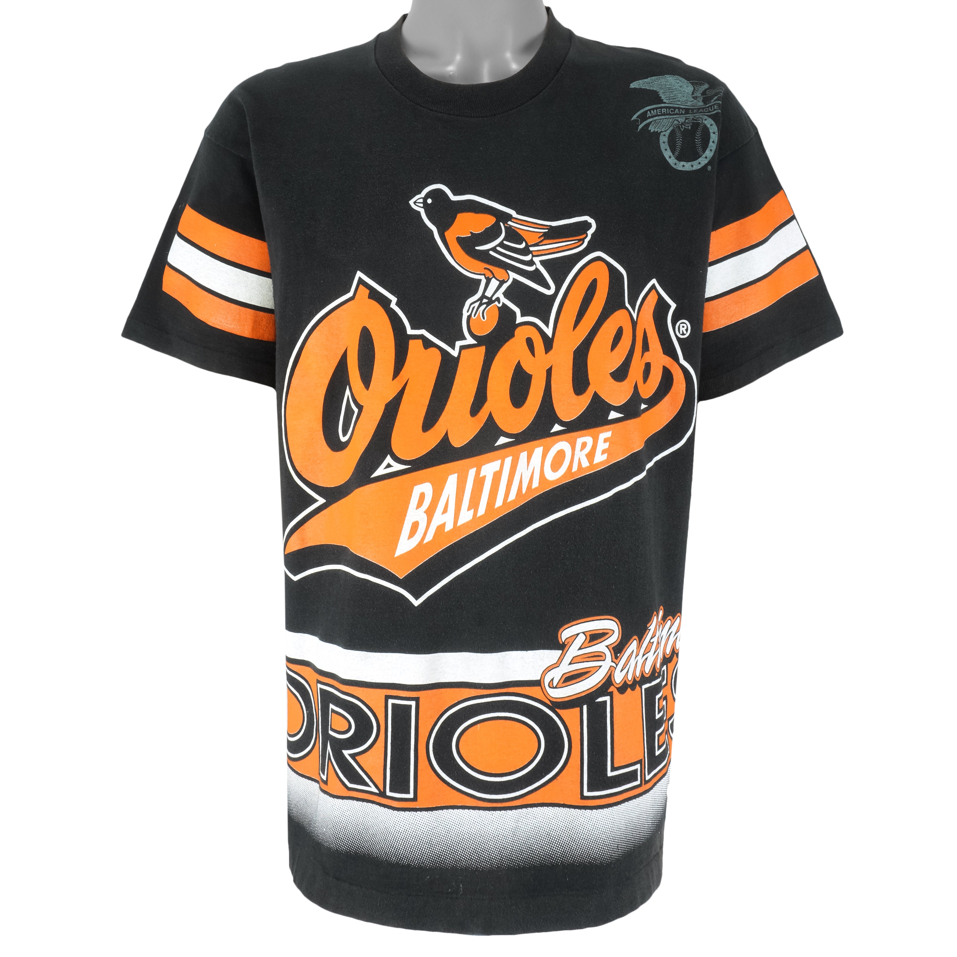 MLB (Salem) - Baltimore Orioles Single Stitch T-Shirt 1994 Large Vintage Retro Baseball