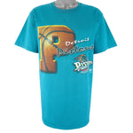NBA (Nutmeg) - Detroit Pistons Single Stitch T-Shirt 1990s Large Vintage Retro Basketball