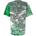 NFL (Magic Johnson T's) - Philadelphia Eagles All Over Print T-Shirt 1990s Large Vintage Retro Football