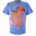 NBA (Salem) - New York Knicks Aerial Assault T-Shirt 1990s Large Vintage Retro Basketball