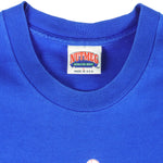 MLB (Nutmeg) - LA Dodgers Triple Threat Eric Brett Darryl T-Shirt 1992 Large Vintage Retro Baseball