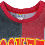 NBA (Competitor) - Houston Rockets Tricolor T-Shirt 1990s X-Large Vintage Retro Basketball